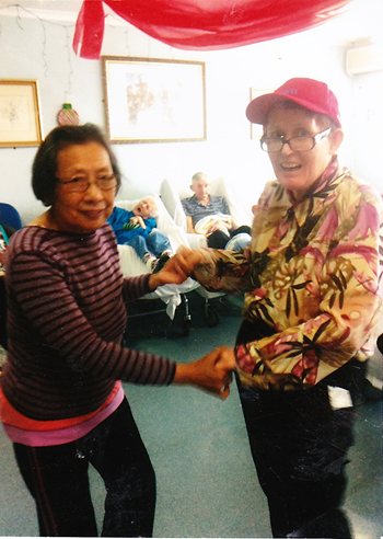 Elizabeth dancing