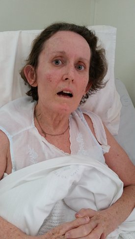 Elizabeth in hospital